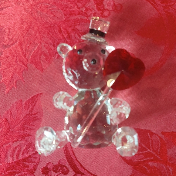 Godinger Shannon Teddy Bear Crystal Sculpture - Picture 4 of 7